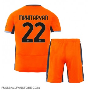 Inter Milan Henrikh Mkhitaryan #22 Replik 3rd trikot Kinder 2023-24 Kurzarm (+ Kurze Hosen)